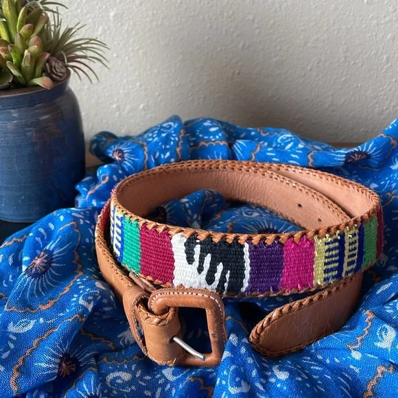 Vintage Colorful Belt made in Guatemala EUC - Picture 12 of 12
